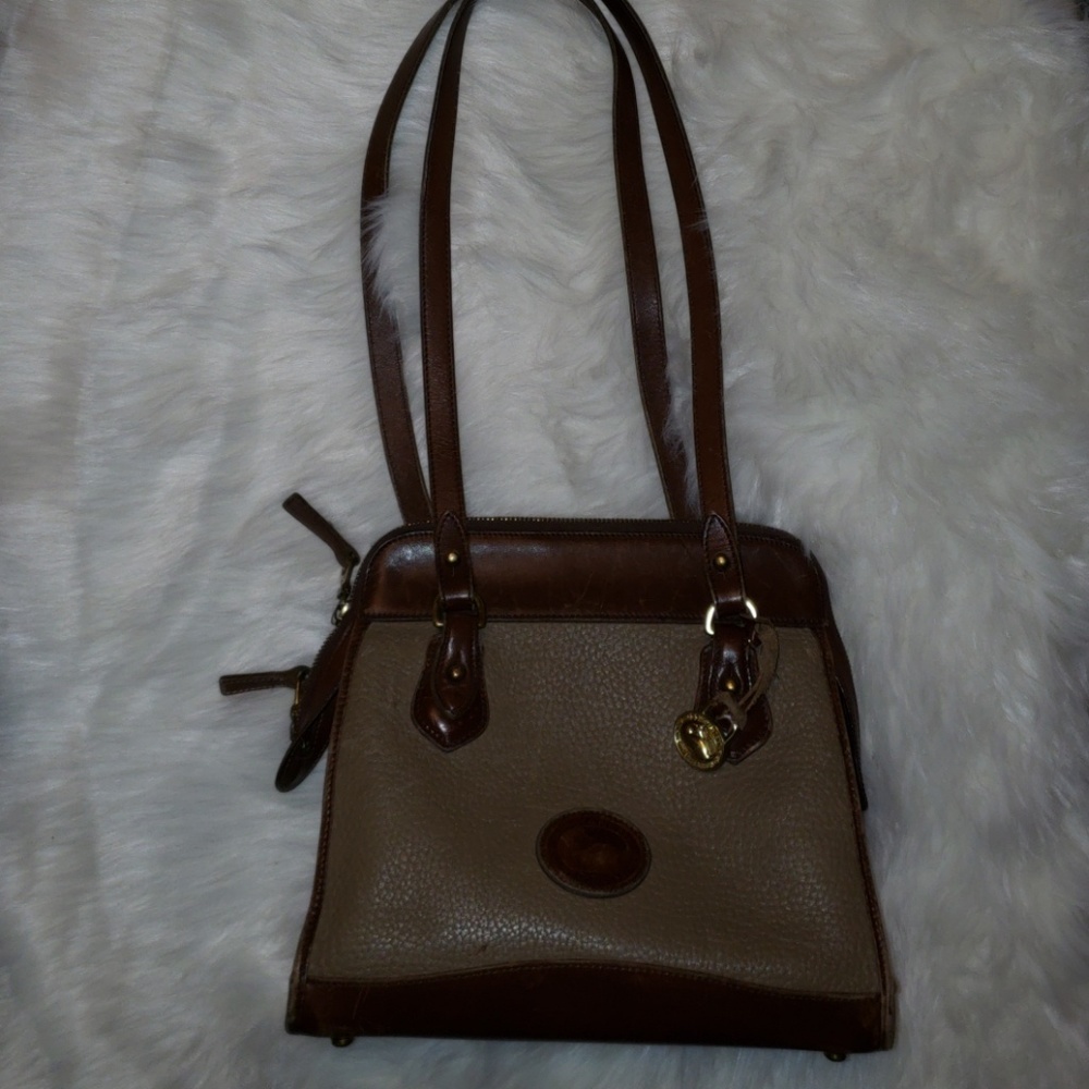 VTG DOONEY & BOURKE BROWN AND TAN PURSE